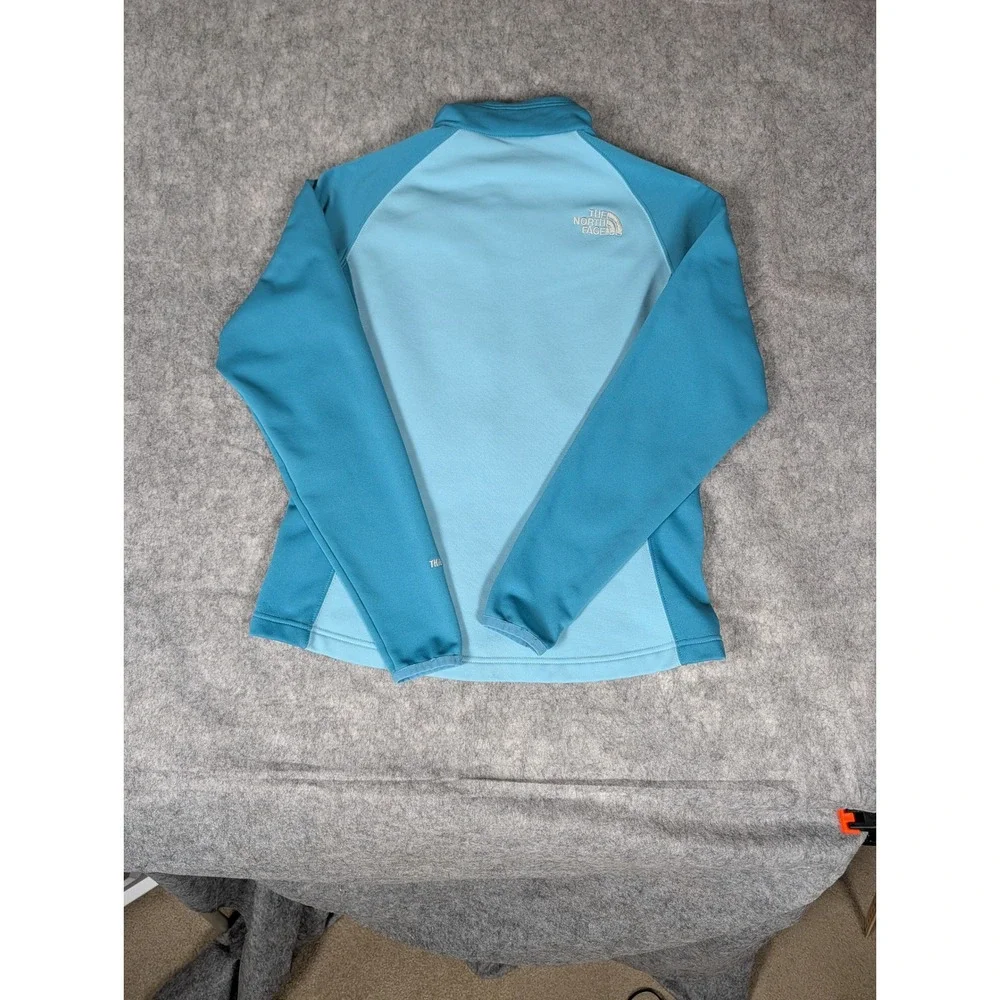 The North Face Women's‎ Fleece Lined Jacket Blue Light Blue Small S Zip Up